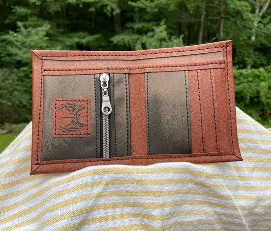 Mahogany Lucky Bi-Fold Wallet